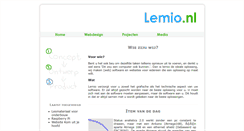 Desktop Screenshot of lemio.nl